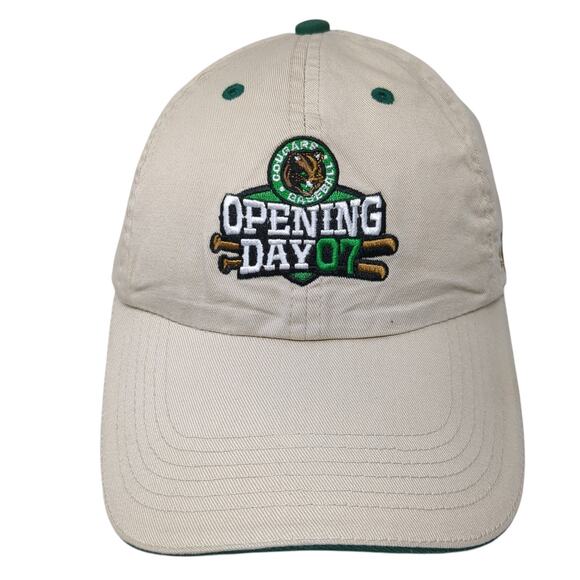 Cougars Baseball Opening Day 07 Baseball Cap Beige OS Promotional Adventure - Picture 1 of 9